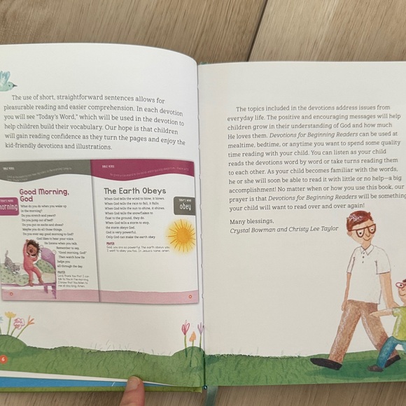 Devotions for Beginning Readers Hardcover Book - Picture 5 of 10
